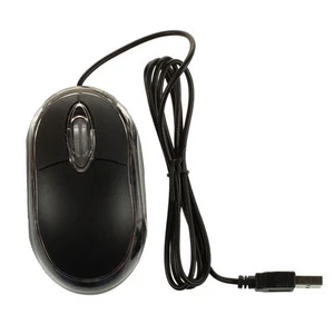 USB OPTICAL SCROLL MOUSE MICE For PC Desktop Laptop - Picture 1 of 4