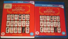 THE GRAND BUDAPEST HOTEL UK Released Blu-Ray + Slipcover NEW Sealed Wes Anderson