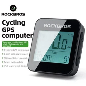 ROCKBROS 2" Bicycle Computer GPS Speedometer Waterproof large screen odometer - Picture 1 of 18