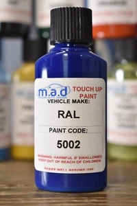 RAL 5002 Ultramarine Blue Touch Up Kit Repair Kit Paint With Brush Scratch Paint - Picture 1 of 8