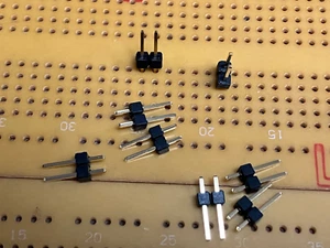 2-Pin Header Conn Wire to Board HDR 2 POS 2.54mm Gold Plated ST Thru-Hole - Picture 1 of 3