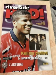 1999 Middlesbrough V Arsenal Football Programme LCup - Picture 1 of 3