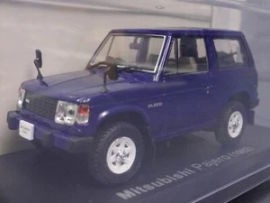 Mitsubishi Pajero 1982 Blue 1/43 Scale Box Mini Car Display Diecast Vol 52 - Picture 1 of 7