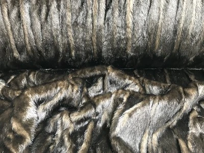 Webpelz Kurzhaar kuscheliges Kunstfell Stoffe Dekoration MLT01D Braun Dunkel B - Bild 1 von 4