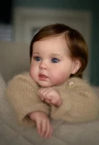 19inch Reborn Baby Doll Ward Handmade Newborn Baby Size Hand Painting 3D Skin Vi - Picture 1 of 7
