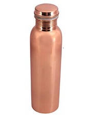 Bottiglia d'acqua in rame semplice 1 LTR elegante per bambini sport us