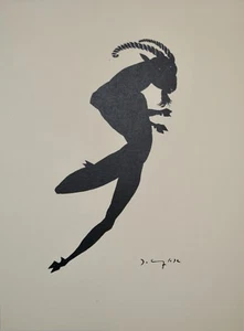 Delanglade Frederic - Litografía Original Firmada - Zodiaco Aries - Imagen 1 de 1