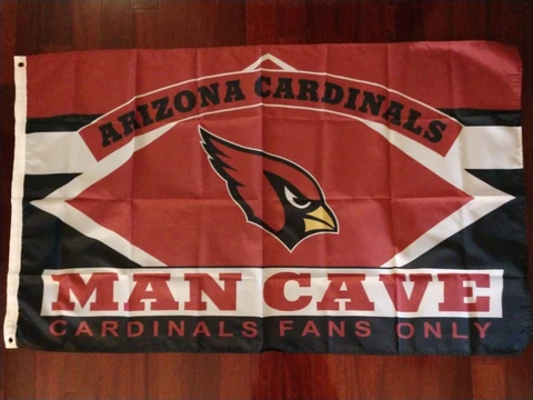 Arizona Cardinals Man Cave 3x5 Flag. US seller. Free shipping within the US Cover