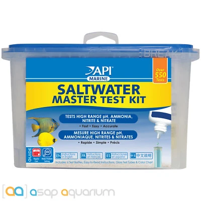 API Saltwater Master Test Kit Marine pH Ammonia Nitrite Nitrate Multi Test Kit - Image 1 of 2