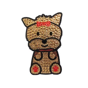 Calcomanía de estrás Yorkie - Imagen 1 de 1