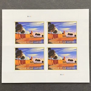 USA 2021 Stamps MNH Castillo de San Marcos Block Sheet of 4 x$7.95 United States - Picture 1 of 3