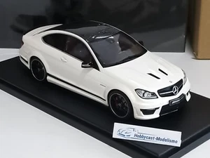 MERCEDES BENZ C63 AMG C204 EDITIÓN 507 2014 BLANCO GT SPIRIT GT899 1:18 LIMITED - Imagen 1 de 14