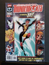 Thunderbolts #4 NM 9.4 1st Appearance  of Jolt in Costume KEY Marvel Comics 1997