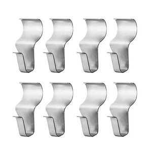 No-Hole Needed Vinyl Siding Hooks Hangers for Hanging 8 Pack, Heavy Duty Ligh... - Picture 1 of 6