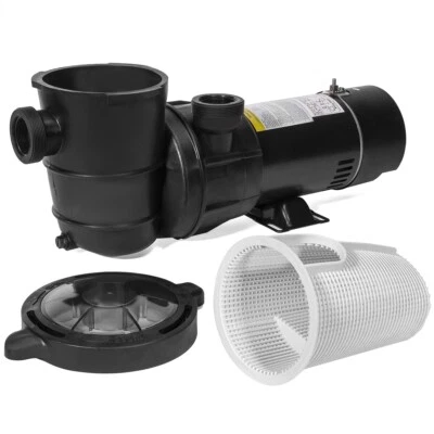 XtremepowerUS 1.5HP Dual Speed Swimming Pool Pump Above Ground Spa 1.5" NPT - Image 1 of 4