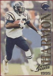 1995 Pinnacle Action Packed - Ronnie Harmon  (San Diego Chargers) #47 - Picture 1 of 2