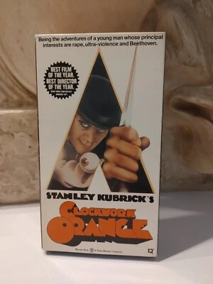 Vintage A Clockwork Orange VHS (1971,  ) WB Stanley Kubrick - Image 1 of 4