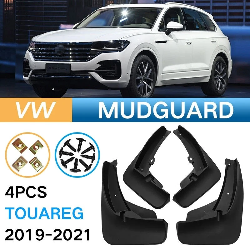 Guardabarros de plástico ABS para Volkswagen Touareg 2019-2021 4 piezas Foto 1 de 4