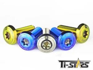 Bolt Screw M6x1.0 Torx star Forge Titanium GR5 Rotor Pan 10mm-60mm Tistars x1 - Picture 1 of 13