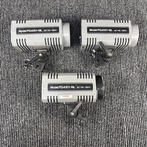 Lot of 3 Medalight Studio Strobe Light Model PG4001-ML **AC 110-120V WORKING - Picture 1 of 12