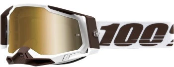 2 gafas 100 % 50010-00007 Racecraft - Snowbird - True Gold OSFM 2601-3080 Foto 1 de 4