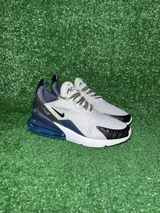 Nike Air Max 270 grau marineblau Laufschuh Turnschuhe Kindergröße 5Y Damengröße 6,5 " - Bild 1 von 11
