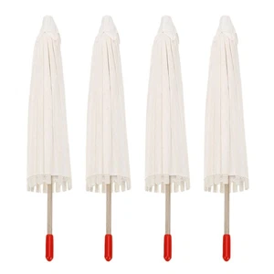 4 Pcs Hand-painted Umbrella Toys Paper Set Umbrellas Primary School Diy - Bild 1 von 12