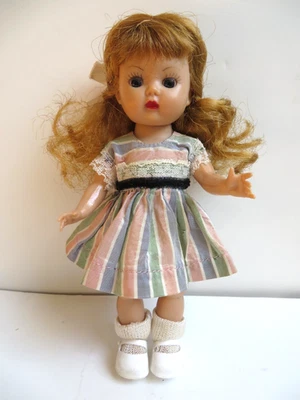VINTAGE NANCY ANN STORYBOOK MUFFIE DOLL BK Walker in Tagged Special Dresses 402 - Image 1 of 4