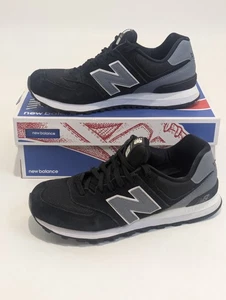Zapatillas clásicas New Balance 574 negras grises ML574CNA para hombre 8,5 - Imagen 1 de 10