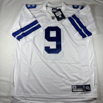 Camiseta Reebok Auténtica Para Hombre Tony Romo Dallas Cowboys De Colección XL NUEVA CON ETIQUETAS Blanca Foto 1 de 4