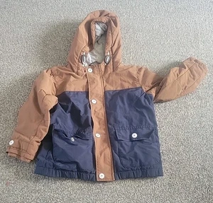 Boys NEXT Hooded Coat Age 2-3 Years - Picture 1 of 3