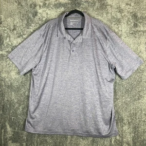 Polo Reebok uomo alta 3XL viola golf performance comfort leggera - Foto 1 di 8