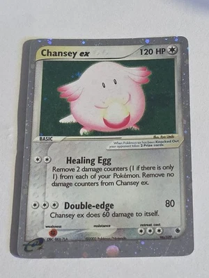 Chansey ex 96/109 Ruby and Sapphire Holo Hp - Image 1 of 4