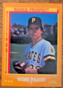Tarjeta de béisbol VICENIE PALACIOS Pittsburgh Pirates 1988 Score #643 ROOKIE PROSPECT - Imagen 1 de 2
