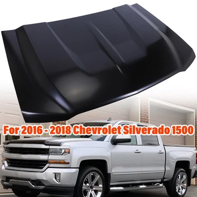 Replacement Hood, 2016-2018 Chevrolet Silverado 1500, 23392664, (ALUM) Foto 1 de 4