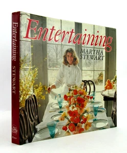 ENTERTAINING Martha Stewart 1982 First Edition 1st Printing HBDJ EXC - Picture 1 of 8