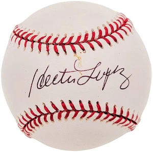 Hector Lopez Signed American League Baseball New York Yankees Beckett #BH041940 - Picture 1 of 5