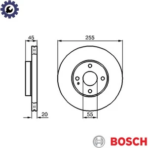 2x BRAKE DISC 0 986 478 996 FOR MAZDA MX-5/II BP5A/BP6J 1.8L B6MC/B6MU 1.6L 4cyl - Picture 1 of 8