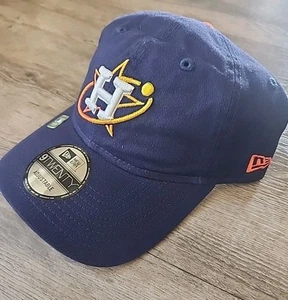 Houston Astros Hat Cap Blue City Connect New Era 9Twenty Adjustable OSFM NWT Men - Picture 1 of 3