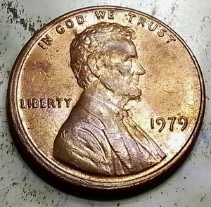(Oct25) 1979 P Doubling On The Obverse, Date, liberty, IN GOD - Picture 1 of 10
