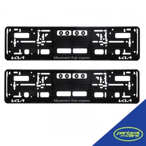 KIA - Number Plate Surrounds - [2 Pieces] - Imagen 1 de 1