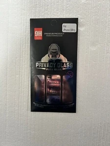 Lot of 200 iPhone 16 Pro Glass Screen Protector Privacy Tempered, HIGH QUALITY - Picture 1 of 5