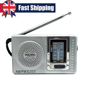 Mini radio dual band jack 3,5 mm lettore musicale radio stereo tascabile per anziani - Foto 1 di 12