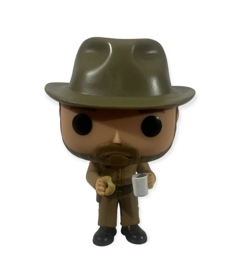 Funko pop ! 电视 ~ 首席 HOPPER 带 DONUT (#512) 人物散装无盒 T1-20 — 第 1/3 张图片
