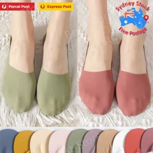 Womens Nonslip Invisible Ultra Thin Ice Silk Socks Loafer Boat Ankle Low Cut HOT - Picture 1 of 14