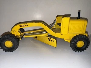 Vintage Tonka yellow road Grader Pressed Steel for parts/repair - Picture 1 of 7