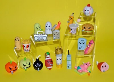 Frank Kozik Kidrobot NEAR COMPLETE SET Filter Kings MONGERS Series 3 Vinyl Lot - Image 1 of 4