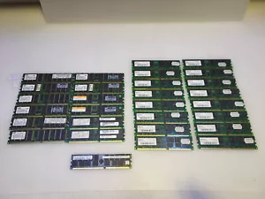 29 Pezzi Server PC DDR1 Registrato ECC Alta Qualità Memoria Oro MLCC Rottami di Recupero - Foto 1 di 24