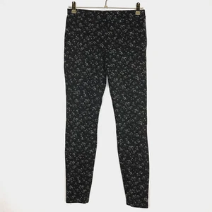 Leggings Joie Donna Piccoli Grigi Floreali Vita Alta Allungati Gamba Magra - Foto 1 di 10