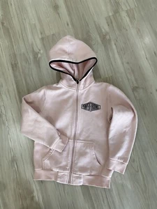 PEAK PERFORMANCE Junior Hood 140 Training COMFY ZIP Top Beach XXS Sport Logo Ski - Bild 1 von 6